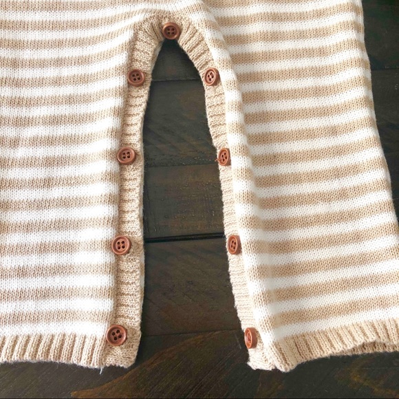 NWOT Mudpie Fox Sweater Romper - Baby - Picture 4 of 6